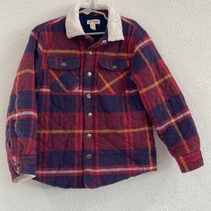 Boys plaid jacket.